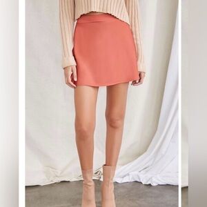 Forever 21 A-Line Mini Skirt BROWN